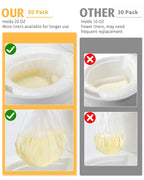 50 Pcs Potty Liners for Summer Infant My Size Potty Pro - Disposable Potty Bags with Elastic Fit, Leakproof & Easy Clean, Fits Most Potty Chairs, Travel Potties, Portable Toilets, 18×8 Inches