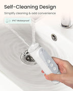 GROWNSY Nasal Aspirator for Baby, Upgraded 5 Suction Levels Baby Nose Sucker, IPX7 Waterproof Electric Nose Suction for Baby, Booger Sucker for Toddlers with Automatic Cleaning &Music &Light Functions