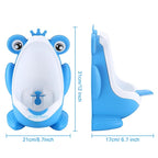 Urinal for Toddlers Boys with Frog Funny Aiming Target,Frog Urinal Potty Training (Blue Crown Frog)