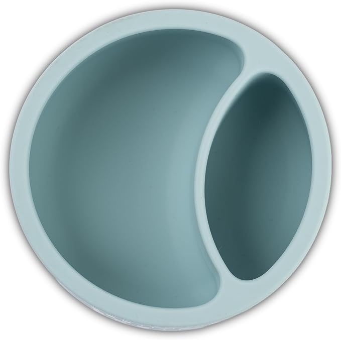 Bella Tunno Silicone Suction Bowl & Spoons for Toddlers & Babies, Food Grade BPA Free Silicone, Non Slip Base, Microwave & Dishwasher Safe, Ideal Baby-Led Weaning Bowl, Miss Mess/Love First Bite