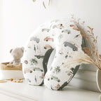 GRSSDER Nursing Pillow Cover Stretchy Minky Removable Nursing Covers for Breastfeeding Pillows, Ultra Soft Comfortable Slipcover for Boy and Girls