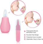 Baby Grooming Kit, Infant Safety Care Set with Hair Brush Comb Nail Clipper Nasal Aspirator,Baby Essentials Kit for Newborn Girls Boys (Pink)