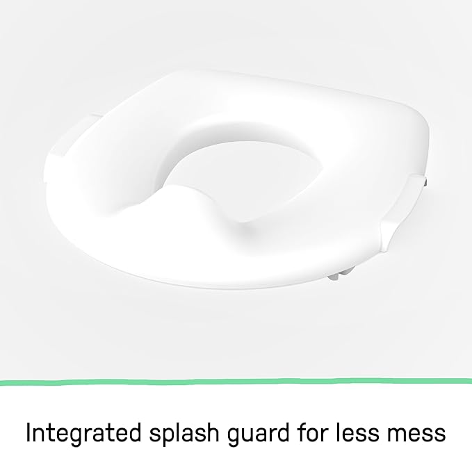 Summer Infant by Ingenuity My Size Potty Pro in White, Toddler Potty Training Toilet, Lifelike Flushing Sound, for Ages 18 Months+, Up to 50 Pounds