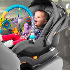 Baby Stroller Arch Toys, Crib Mobile for Infants Adjustable Bassinet Mobile with Universal Clamp, Activity Toy Bar for Bouncer Newborn CarSeat Stroller Toy Sense Toys for Baby 0 6 12 Months