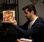 Rolife DIY Miniature House Kit Sam's Study, Tiny House Kit for Adults to Build, Mini House Making Kit with Furnitures, Halloween/Christmas Decorations/Gifts for Family and Friends (Sam's Bookstore)