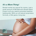 Stretch Mark Cream Infused with Collagen & Stem Cell Maternity Skincare Oil Removes Stretch Mark Prevention & Scar Remover Lotion Green Tea Extract & Raspberry Ketones, 2oz by M3 Naturals