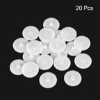 MECCANIXITY 20 Pcs Plastic Gears 48 Teeth Plastic Motor Gear Model 482A Reduction Gear for RC Car Model DIY Robot (White, Module 0.5)