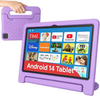 10.1" Kids Tablet Android 14 | 64GB Octa-Core 8GB RAM | Shockproof Case & Parental Control | 12H Fast Charge | HD Display w/Google Kids Space & Educational Apps | WiFi 6/Bluetooth/GPS | Ages 3-12