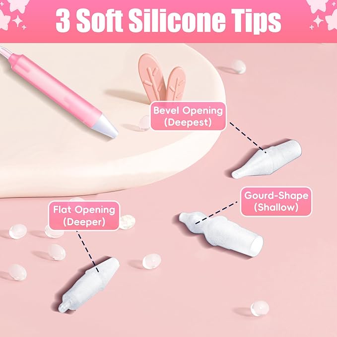 Baby Nasal Aspirator Nasal Congestion Relief with 25 Hygiene Filters 2 Silicone Tips with Nose Cleaning Tweezer, Pink