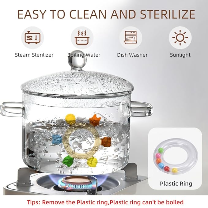 Baby Teething Toy for Babies 0-3-6-12,18 Months, BPA Free Silicone Baby Teething Ring for Teething Relief