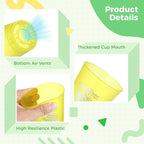 yeesport 48 PCS Sport Stacking Cups, Sport Training Game for Challenge Competition, Plastic Stacking Cups, Classic Family Game for Youth and Adults, Red+Blue+Green+Yellow