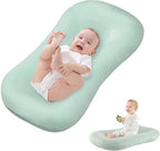 Baby Lounger Pillow, Infant Lounger for 0-24 Months, Soft Cotton and Portable Baby Lounger for Home (Green)