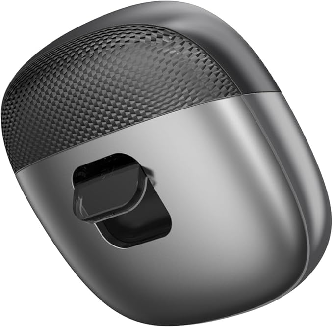 YFLife 2025 Electric Nail Clipper Integrated Cutting and Grinding, with Led Light, 2 Speed, Quiet and Portable Baby Nail Trimmer for Autism Kids Adult Seniors (Black)