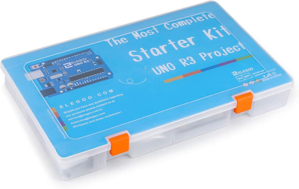 ELEGOO Upgraded UNO R3 Most Complete Starter Kit V2.0 with Tutorials Compatible with Arduino STEM Projects for Teens Adults Robotics & Engineering Kits Science | Coding | Programming Set