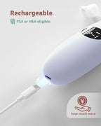 GROWNSY Nasal Aspirator for Baby | Baby Nose Sucker | Electric Nose Suction for Toddler, Ergonomic Booger Sucker with 3 Silicone Tips, Music & Light Soothing Function(Purple)