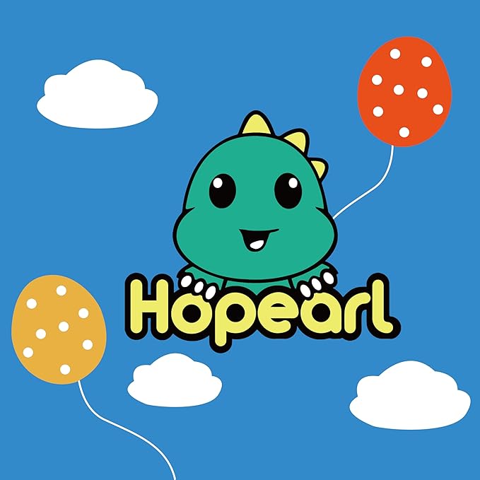 Hopearl LED Musical Stuffed Husky Lighting Up Singing Plush Dog Adjustable Volume Lullaby Animated Soothe Birthday Festival for Kids Toddler Girls, Gray, 12''