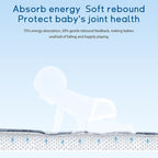 Baby Play Mat 1.2" Thick Memory Foam Nursery Rug Area Rug, 9’2” X 6’7” Yoga Mat Playmat Crawling Mat for Baby,Toddlers,Infants,Kids,Floor Mat Tatami Mat for Living Room with Non-Slip(Blue)