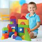 Large Building Foam Blocks for Toddlers – Giant Jumbo Big Building Blocks (30 Pieces)