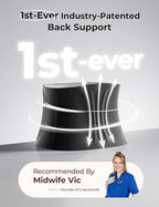 Momcozy Ergowrap Postpartum Belly Band for Natural and C-Section Recovery, Abdominal Binder with 3D Abdomen Lifting & Ergonomic Back Support, Seamless Belly Wrap Shapewear for Post Surgery Recovery