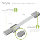 Baby Proofing Child Safety Locks (8 Pack) by Skyla Homes - The Safest, Quickest and Easiest 3M Adhesive Cabinet Latches, No Screws & Magnets, Multi-Purpose for Furniture, Kitchen, Ovens, Toilet Seats
