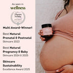 Organic Belly Butter for Pregnancy Stretch Mark Prevention and Treatment Award Winning Anti Stretch Mark Tummy Balm For Pregnancy and Postpartum 8oz - Hydrating Bump Cream