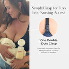 Supermom Hands Free Pumping and Nursing Bra - Hands Free Nursing Bra for Pumping - Breastfeeding Bras for Women