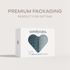 Comfy Cubs Muslin Burp Cloths 20" x 10", Pack of 10 - Large, 6-Layer, Ultra Absorbent 100% Cotton for Baby Drool and Messes - Soft, Safe & Gentle Baby Burp Cloths for Boys & Girls - Multi Boy