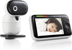 Motorola Nursery PIP1610 HD Connect Baby Monitor Camera, 5", WiFi, Wall Mount, 1080p, 1000ft Range, 2-Way Audio, Pan/Tilt/Zoom, Room Temp, Lullabies (Renewed)