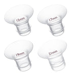 Momcozy Flange Insert 15/17/19/21mm Compatible with 24mm Flange/Shield of Most Pumps, Insert for Breast Pump Replacement Accessories, 4PCS