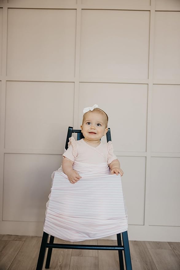 Copper Pearl Multi-Use Cover: Car Seat Covers, Nursing Cover, and Stroller Cover for Sun - Stretchy Fabric, All-Season Use, Stylish Designs, Easy Access for Moms - Winnie