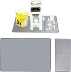 Bottle Maker Formula Machine Mat,With Draining Mat,Compatible with Baby Brezza Formula Dispenser Machine，Silicone Pad,Prevent Spills,Suitable for Formula Dispenser Machine