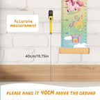 Personalize Name Growth Chart for Kids, Unicorn Kids Growth & Measuring Chart, Growth Chart for Wall, Height Measure Wall Chart Bedroom Nursery Wall Decoration,Playroom Essentials