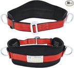X XBEN Portable Safety Belt Kit, With Hip Pad and 2 D Rings, safety Climbing Harness
