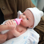12" Micro Preemie Full Body Silicone Baby Doll Boy John Lifelike Reborn Doll Surprice Children Anti-Stress