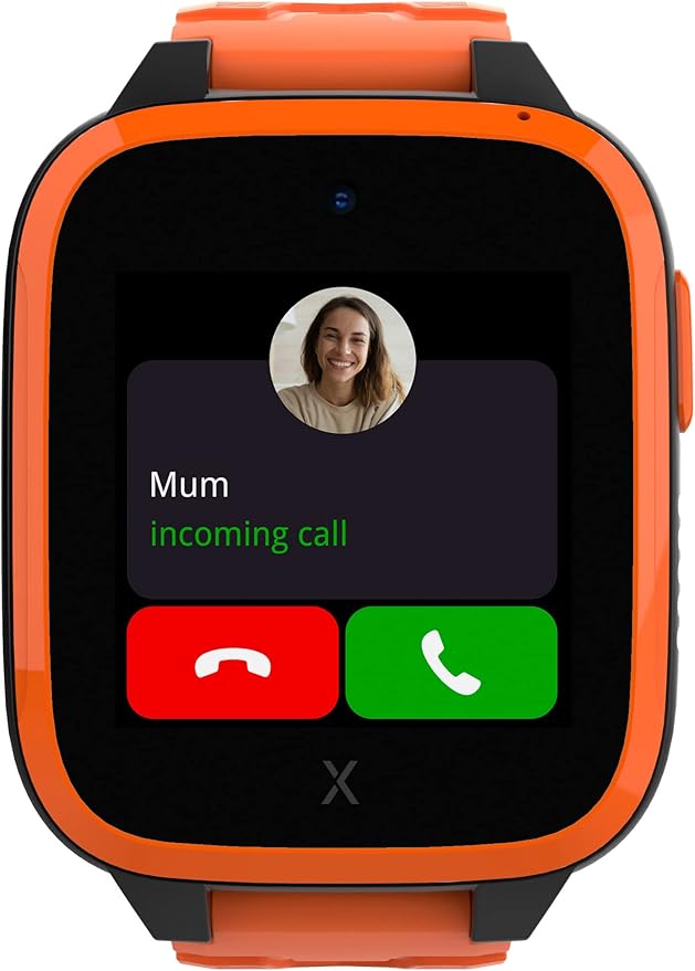 XPLORA XGO 3 - Watch Phone for Children (4G) - Calls, Messages, Kids School Mode, SOS Function, GPS Location, Camera and Pedometer – (Subscription Required) (Orange)