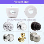 Child Proof Door Knob Covers, 4Pack Door Knob Safety Cover for Kids, Door Locks for Kids Safety, Toddler Door Knob Cover
