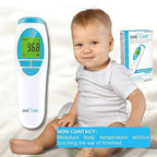 ONE-CARE Infrared Thermometer HTD8818A - Non-Contact, Homedics Thermometer, High Accuracy, Fast Reading, Body & Room Temp, Newborn Baby to Adult, Fever Alarm, Large Display