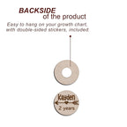 Personalized Wooden Markers for Kids Ruler Growth Chart.