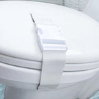 Toilet Locks Baby Proof Child Toddlers, [2 Packs] Sturdy Safety Toilet Lid Seat Proofer Lock for Kids Pets Dog, Easy Installation and Fit Most Toilets Bathroom (White)