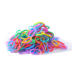 Youxuan Kids Elastics No Damage Colored Hair Bands Fashion Girls Hair Ties 1000 Count Small Size