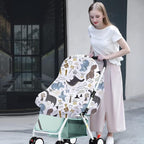 Yoofoss Nursing Cover Breastfeeding Scarf - Baby Car Seat Covers, Infant Stroller Cover, Strechy Carseat Canopy for Boys and Girls (Dinosaur)