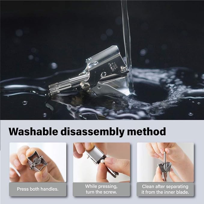 ROYAL [Made in Korea] Nose Hair Trimmer for Men Birdie, Manual, Battery-Free, Waterproof, Painless with Twelve Dual-Edged Blades, Patented Mechanism ET-4
