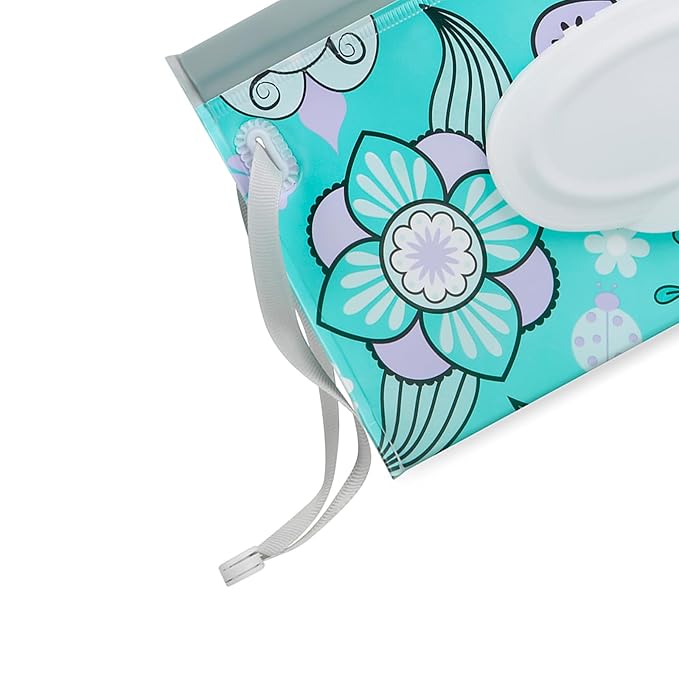 PandaEar 4 Pack Baby Wipe Dispenser, Portable Wipe Holder Refillable Baby Wipes Container Wet Wipe Pouch or outings and Travel