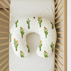 Nursing Pillow Covers 2 Pack, Breastfeeding Pillow Slipcovers Soft and Stretchy, Nursing Covers for Baby Girls Boys Newborn