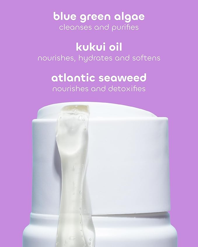 Seaweed Bath Co. Hydrate Body Wash - Lavender - Hydrating Foaming Cleanser with Soothing Natural Ingredients - Vegan, Paraben and Sulfate Free Shower Gel for Men and Women - 12 oz