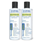 Dermasolve Eczema Relief Body Wash (2 Pack) | Protects, Moisturizes, and Repairs Skin - Kids, Babies & Adults - Steroid Free