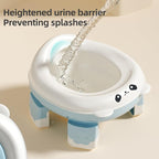 Portable Travel Potty, Training for Baby to Toddler, Travel Toilet Seat with Charts and Storage Bag, Folding Potty for Kids Boys Girls Indoor and Outdoor (Blue)