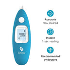 Kinsa Smart Ear Thermometer for Fever - Medical Infrared Termometro - FDA Cleared for Body Temperature Readings for All Ages - Connects to a Smartphone App to Track Symptoms and Get Illness Guidance