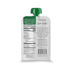 Kekoa Foods Peas & Mint Baby Food Purée | 100% USDA Certified-Organic Vegetarian Squeeze Pouch | Organic, Non-GMO, Gluten-Free, Vegan | Fiber & Protein Boosting First Food for Babies | 3.5 oz