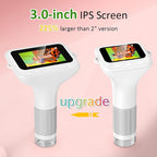 Microscope for Kids, 3'' Digital Handheld Kids Microscope with Adjustable Light, 1000X 1080P Pocket Portable Mini Micro Scope, Stem Toys for Ages 5-7 8-12 Teen Boys and Girls Educational Gifts, White